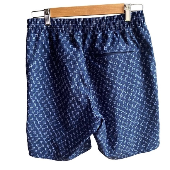 Lululemon Bowline Short *8" IKat Check White True Navy - Picture 2 of 6